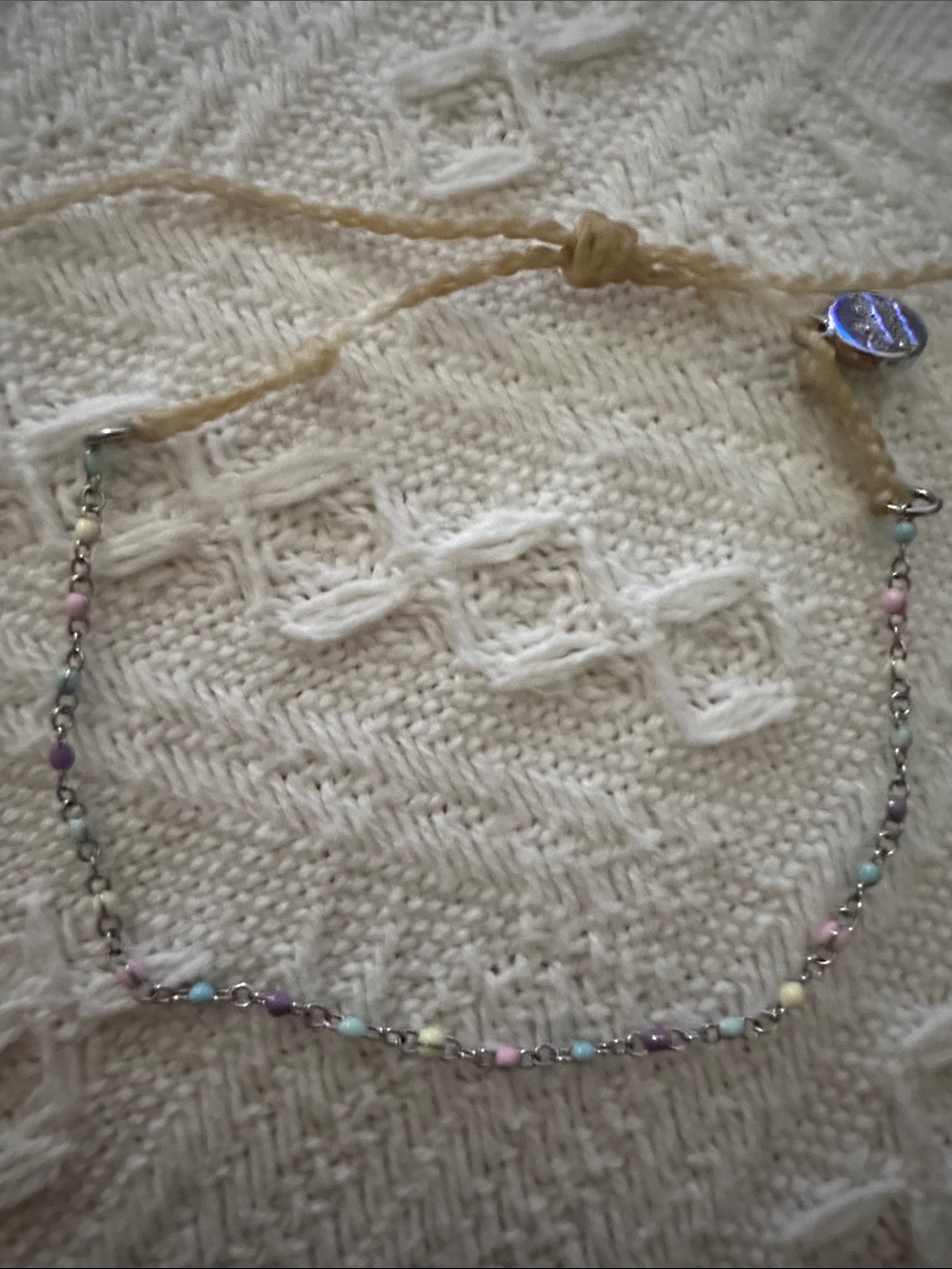 NWOT Pura Vida Disney Delicate Pastel Bead Bracelet